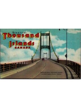 Thousand Islands Bridge Toronto, Ontario, Canada Postcard